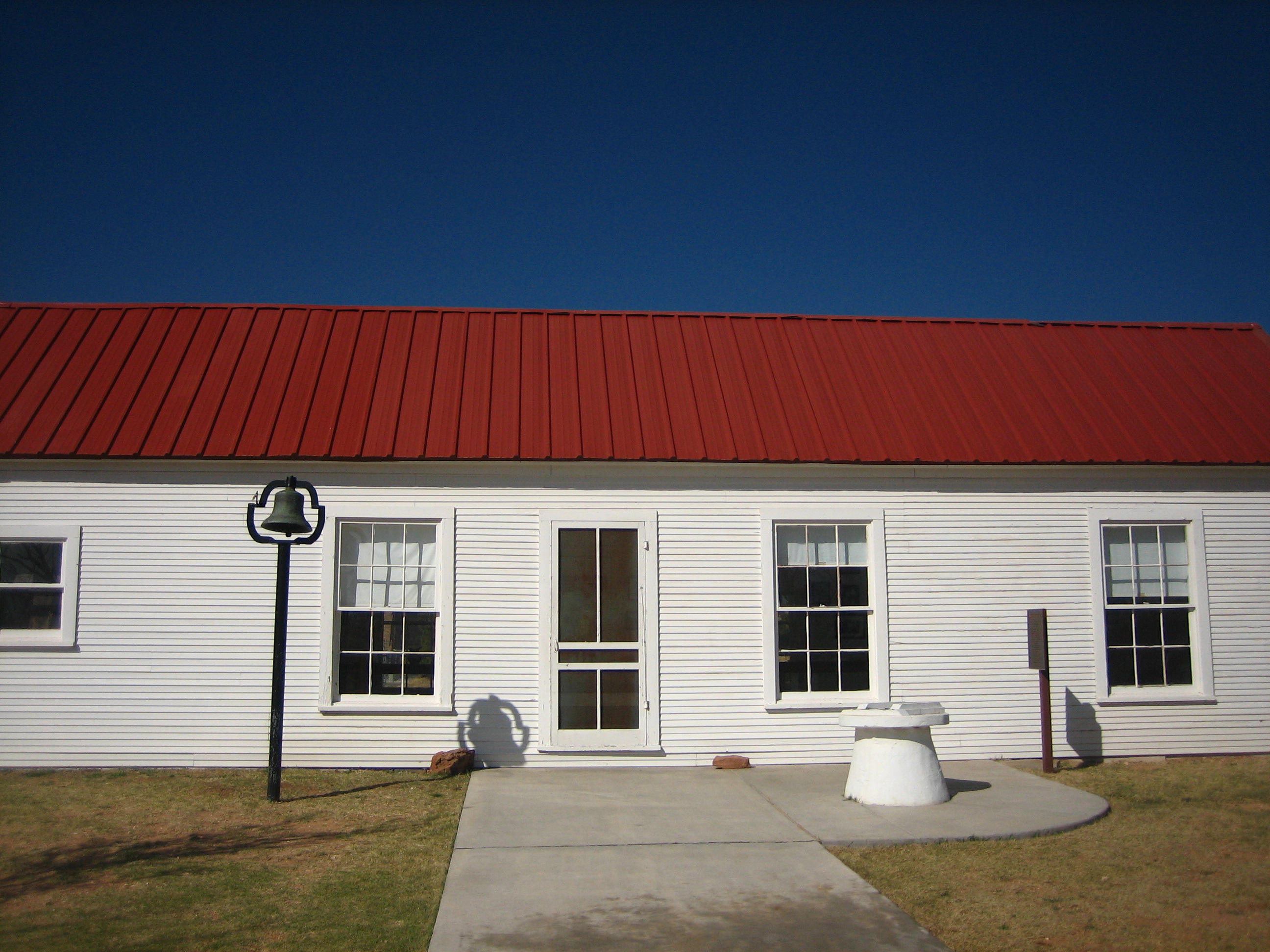The restored cookhouse of the Pitchfork Ranch at the National Ranching Heritage Center in Lubbock, Texas, a gift promoted by former Pitchfork manager Jim Humphreys.