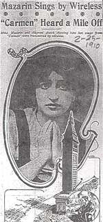 1910 New York Times advertisement for the wireless radio.