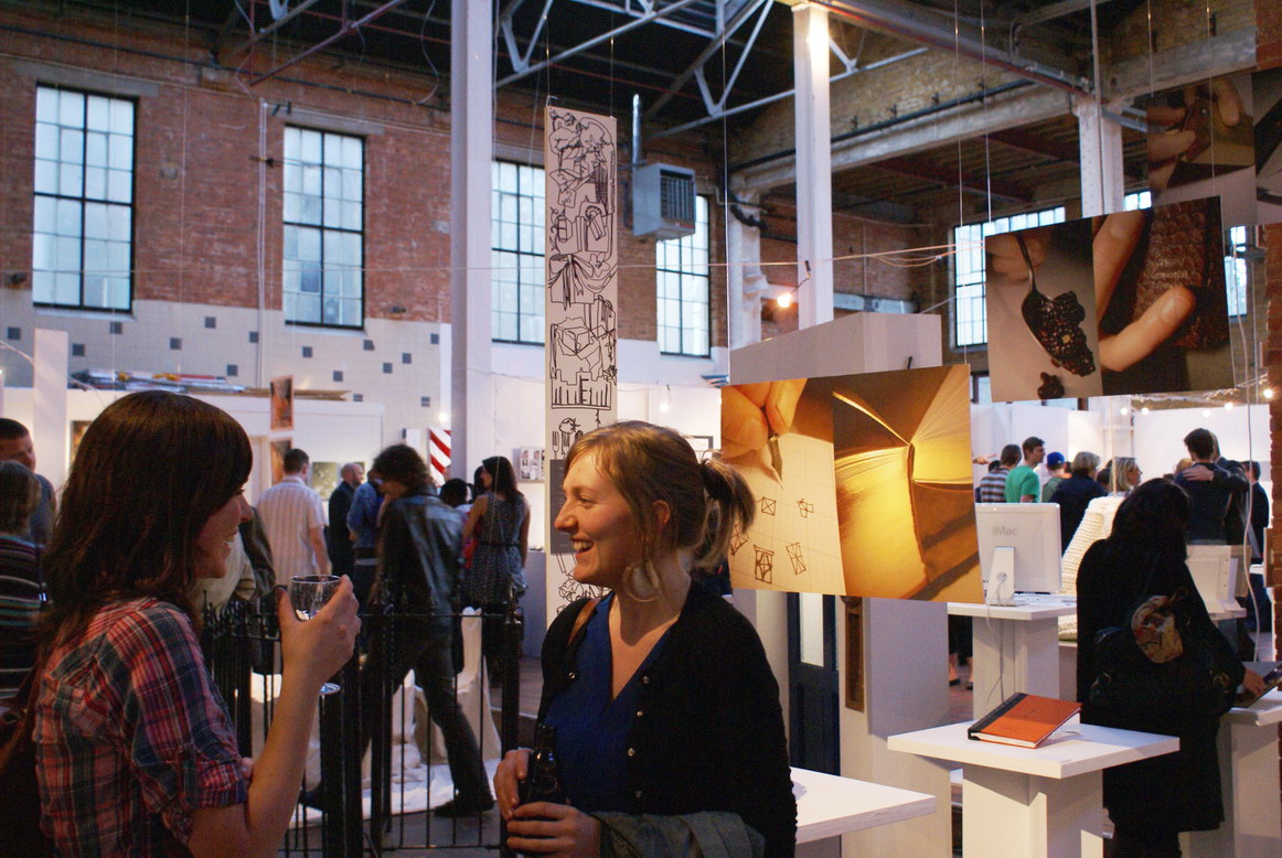 Free Range 2007 Opening exhibition at The Boiler House on Brick Lane 