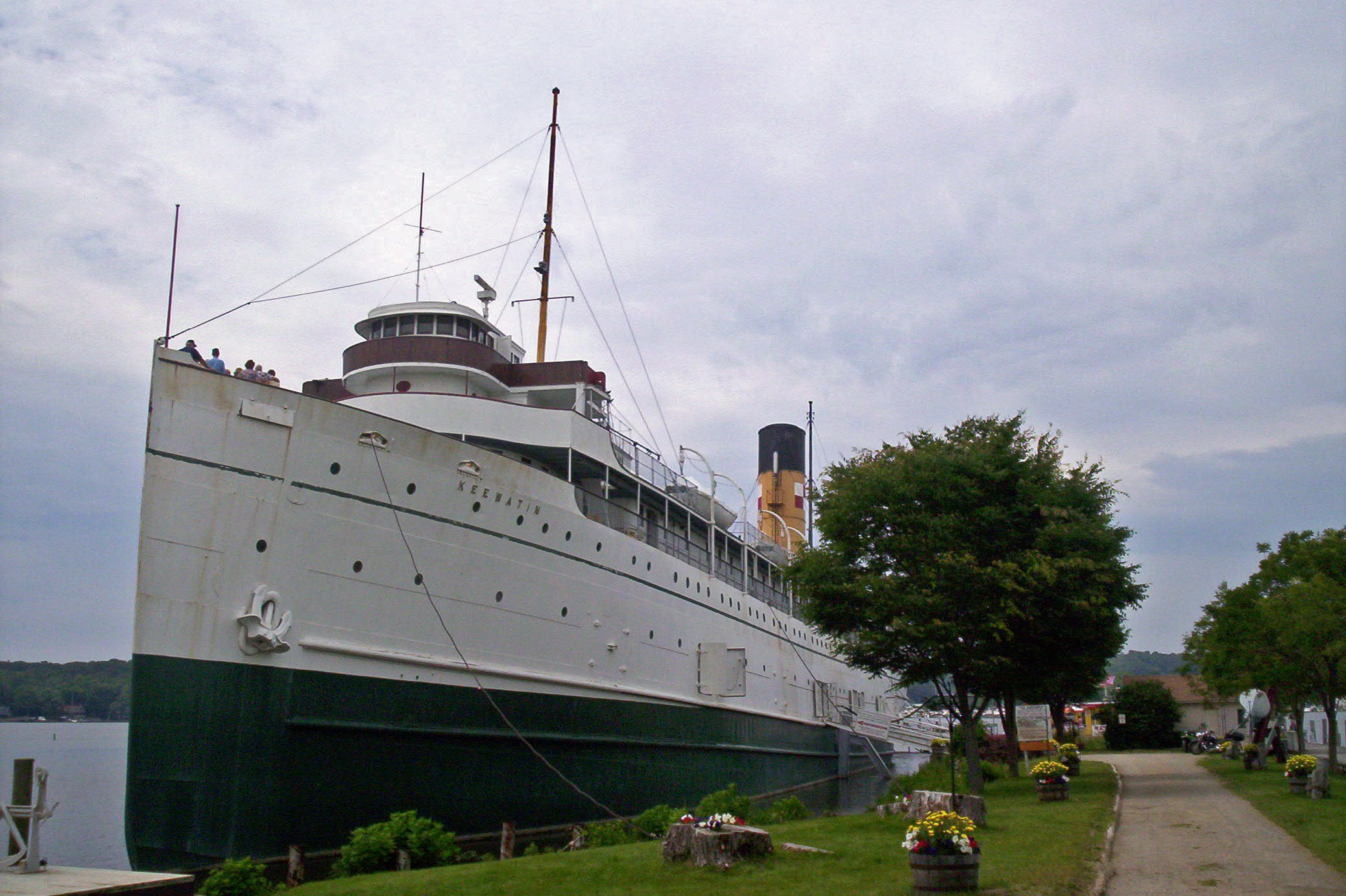 The Keewatin at rest in Saugatuck The Keewatin at rest in Saugatuck