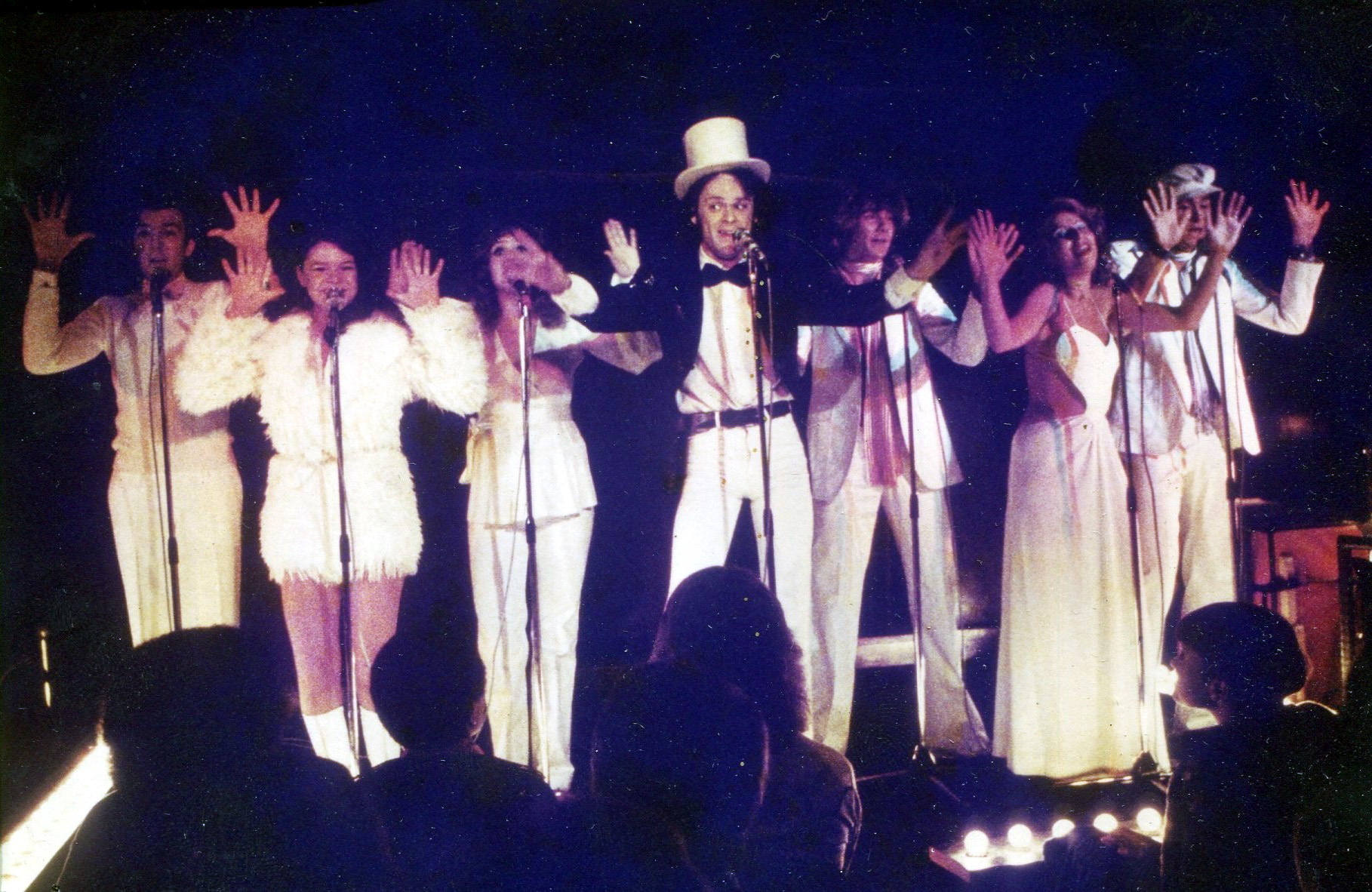 Lars Jacob and his AlexCab cabaret ensemble at Alexandra's in Stockholm, September, 1975