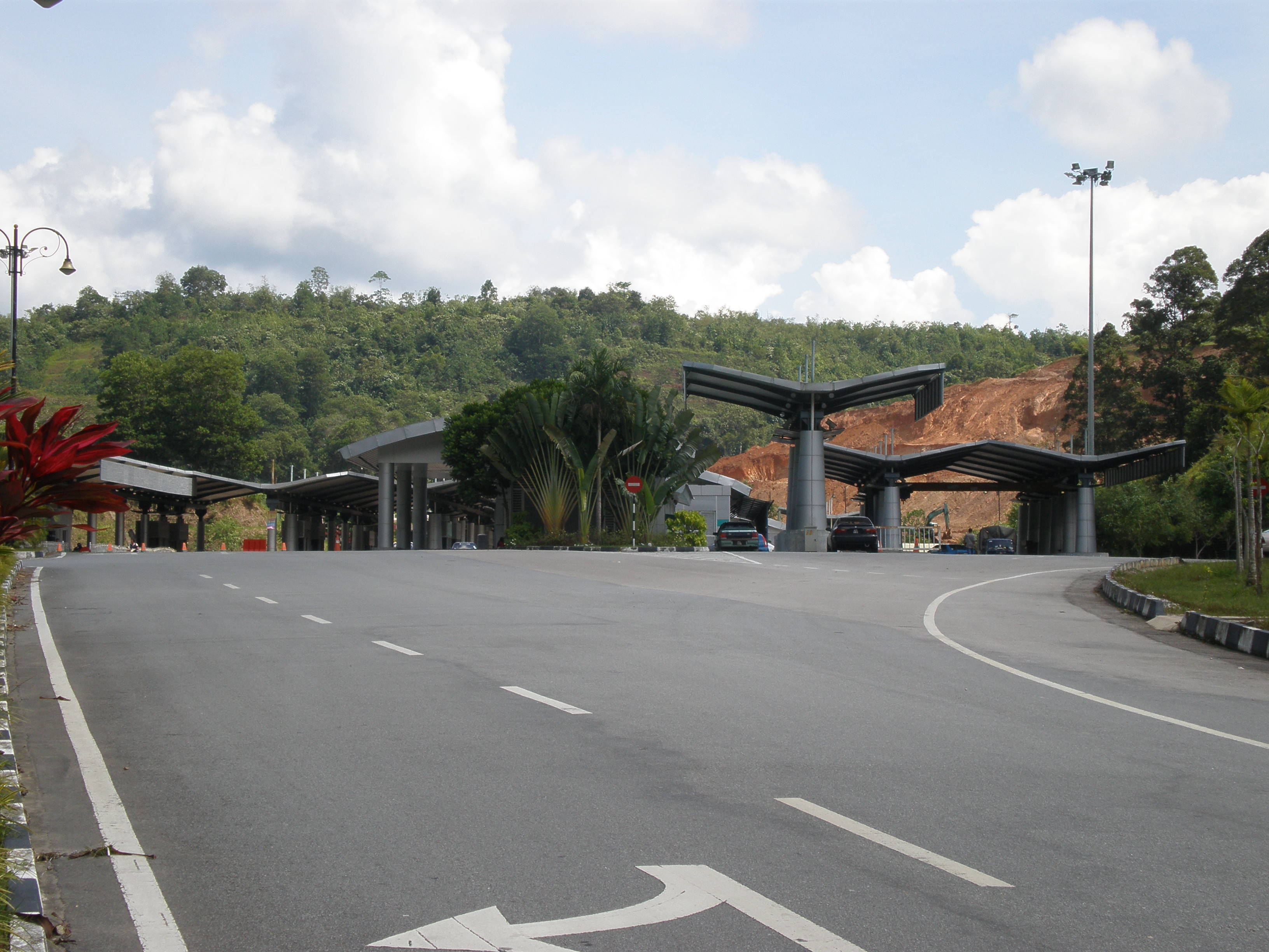 Northgate site, view from Malaysia CIQ