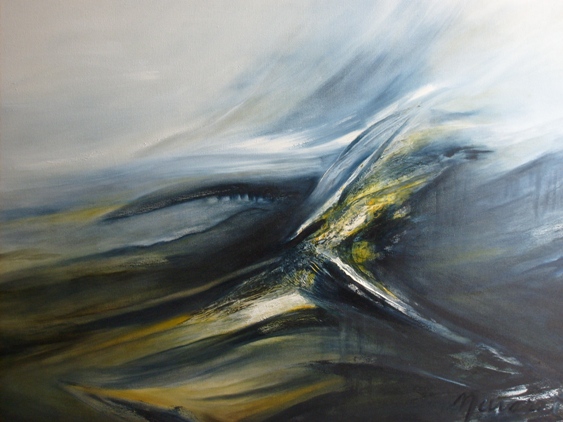 One of Nuvart's paintings, Oil on canvas, 100 x 80 cm