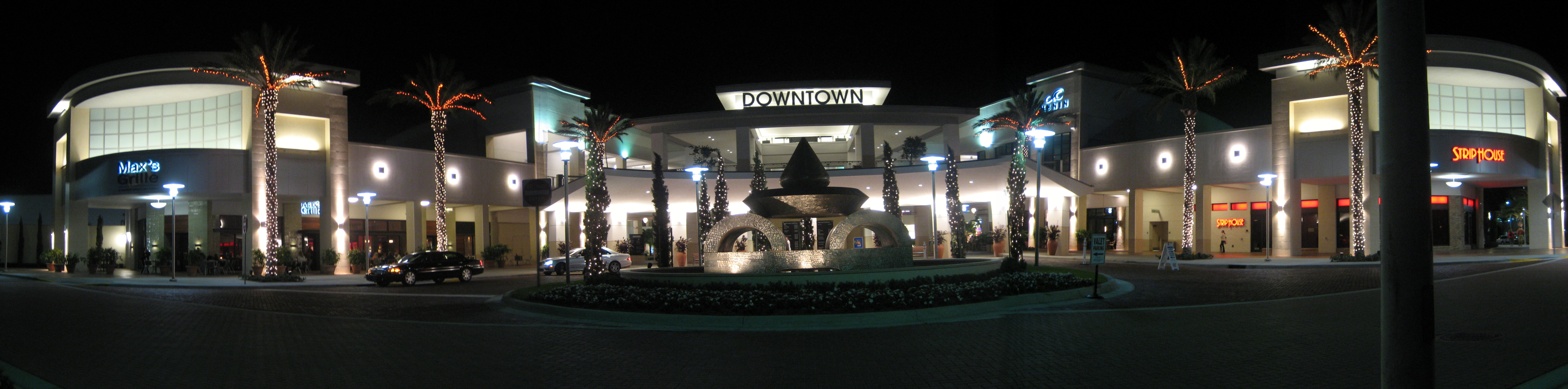 A view of the entrance to Downtown at the Garden.