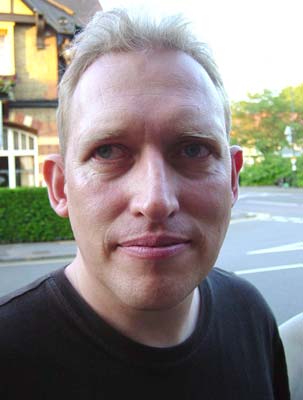 Stuckist artist, Mark D.