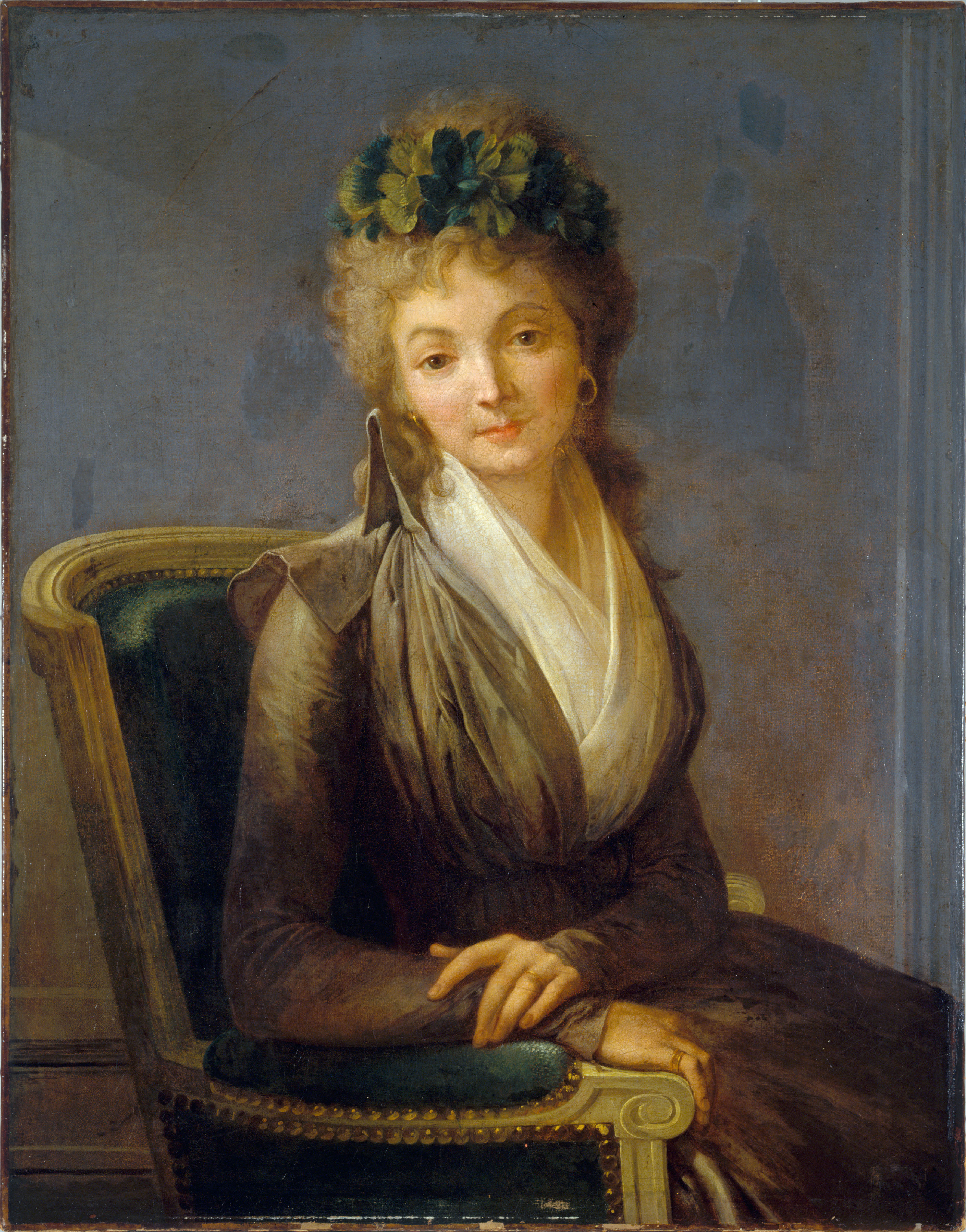 Lucile Desmoulins, supposedly conspiring in the plot of the prisons.