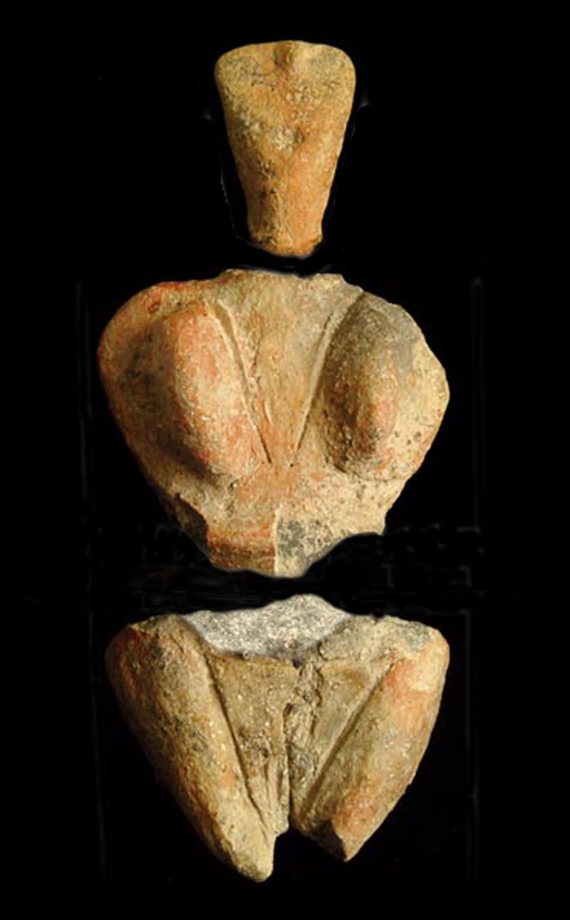 Fertility figure found at Skorba. (Archaeological Museum), Valletta