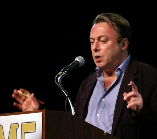 Christopher Hitchens speaking at an engagement in 2007.
