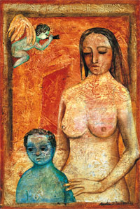 Anjolie Ela menon- Mother and child