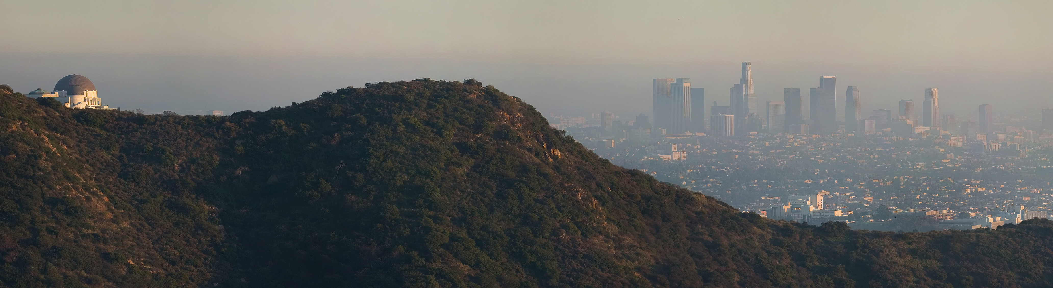 View of smog over Los Angeles View of smog over Los Angeles