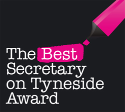 Best Secretary on Tyneside Award logo