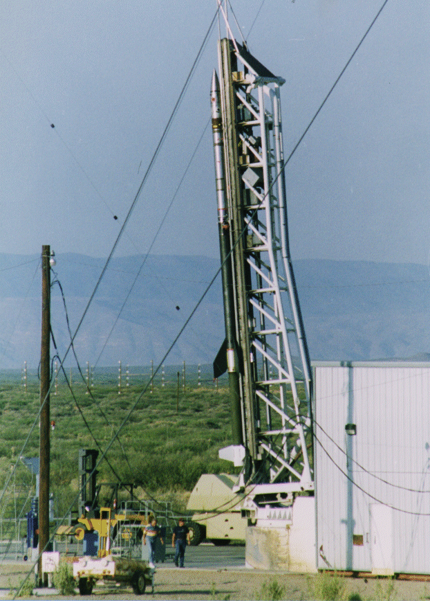 A launch of the Black Brant 9 Microcalorimeter at the turn of the century as a part of the joint undertaking by the University of Wisconsin-Madison and NASA's Goddard Space Flight Center known as the X-ray Quantum Calorimeter (XQC) project.