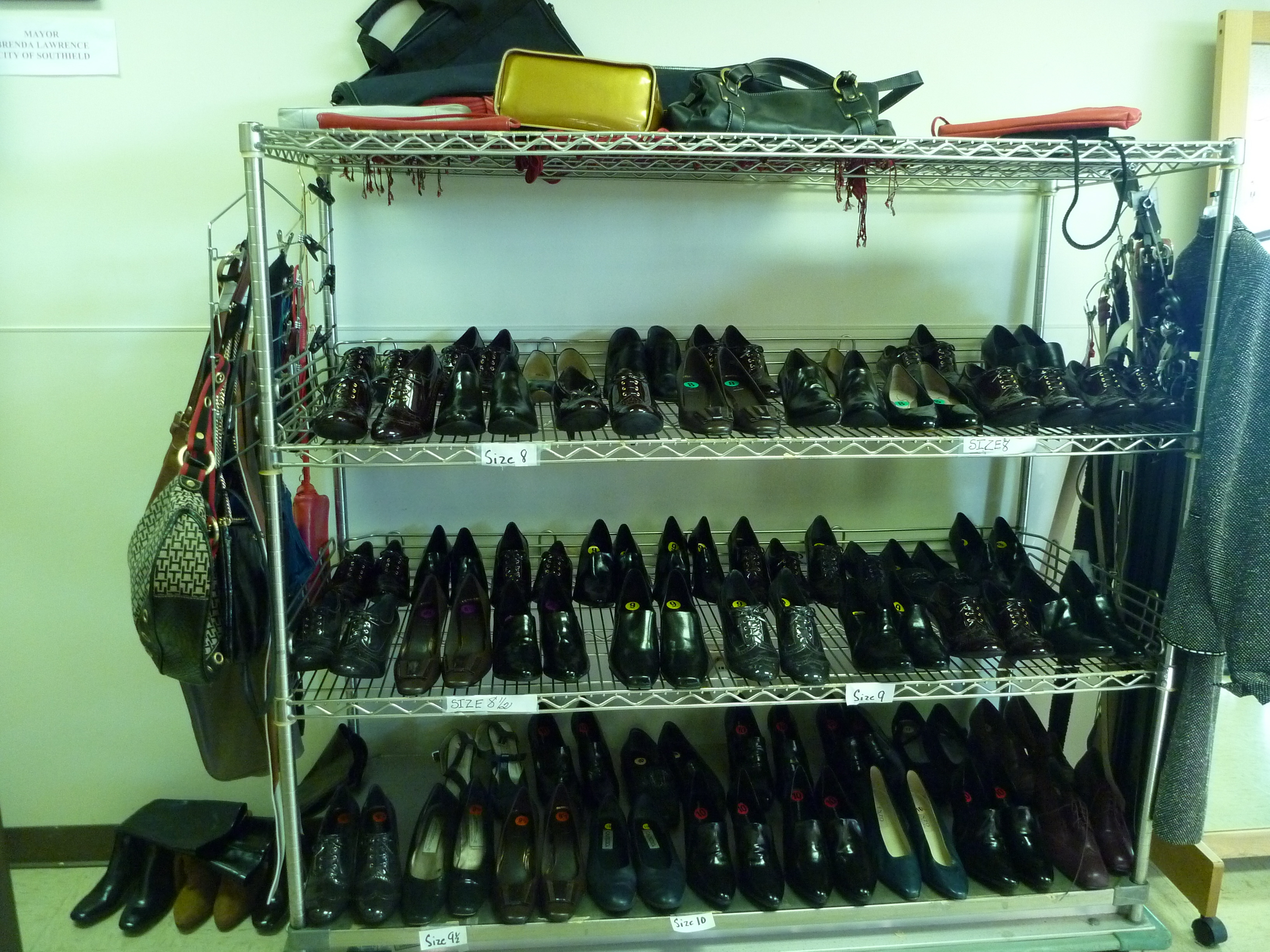 Shoes donated to Jackets for Jobs, Inc.