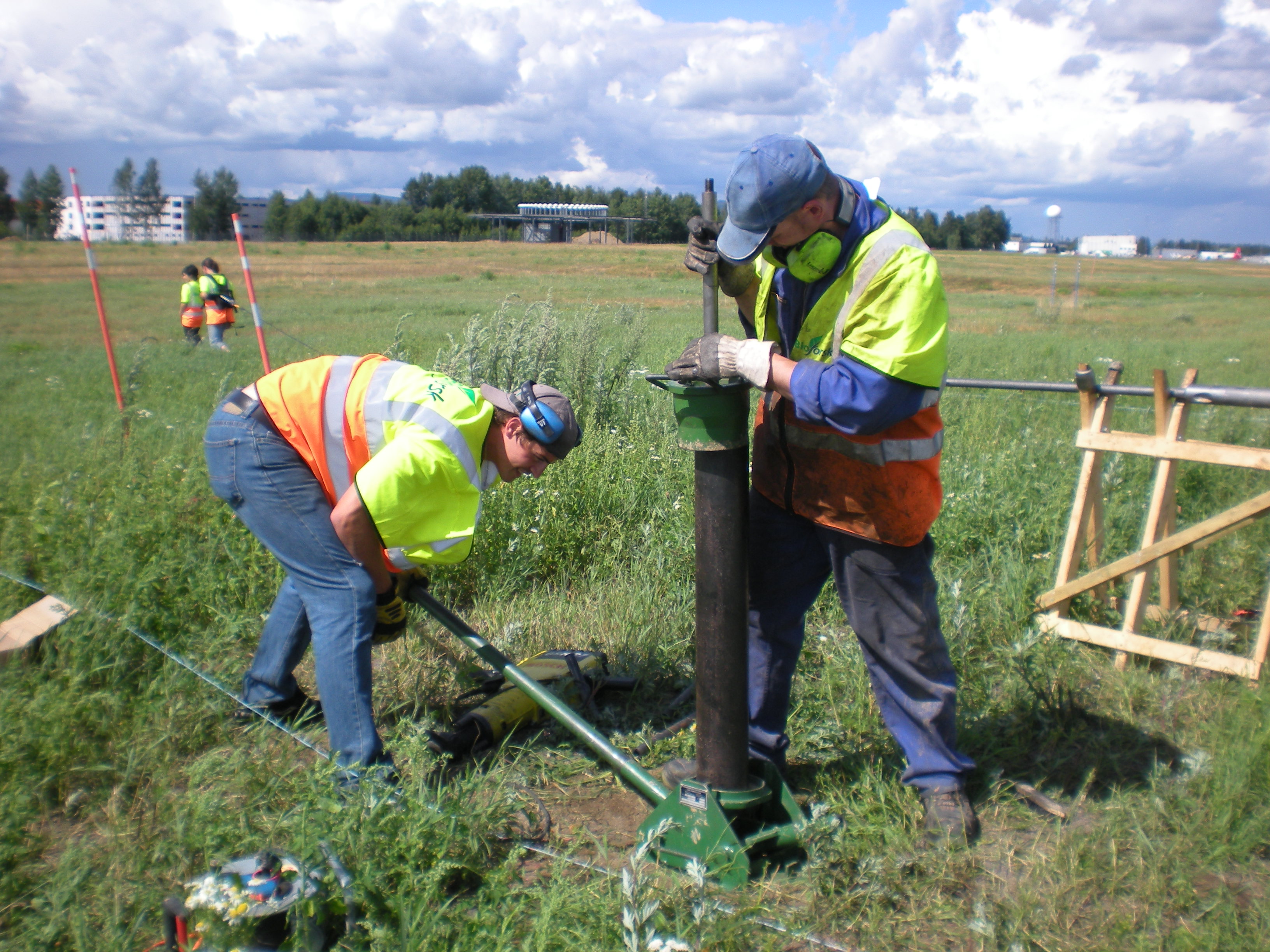 Field work done in July 2009 at Oslo Airport, Gardermoen.