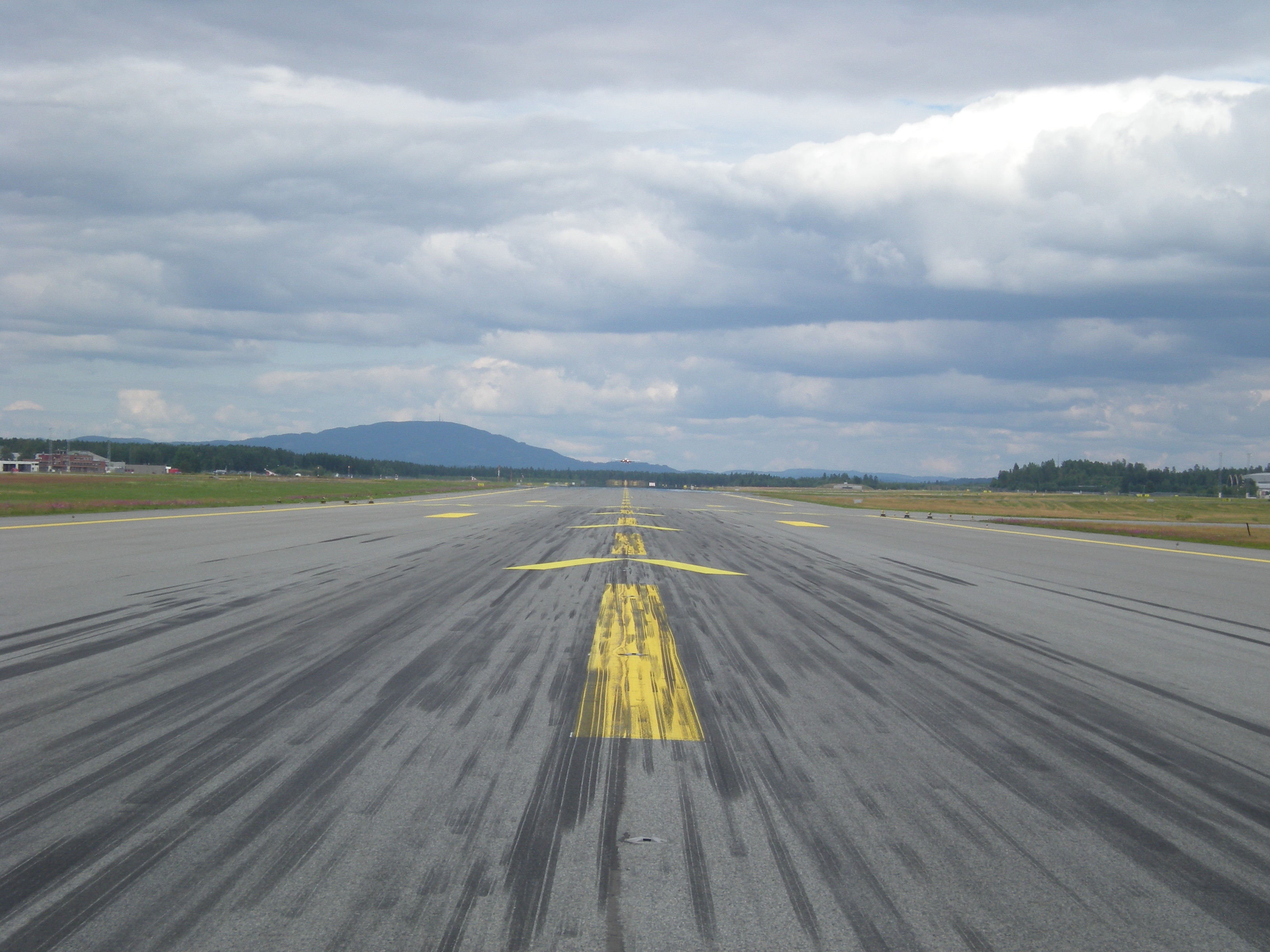 Runway at Oslo Airport, Gardermoen, chosen as case study area due to the use of organic deicing chemicals.