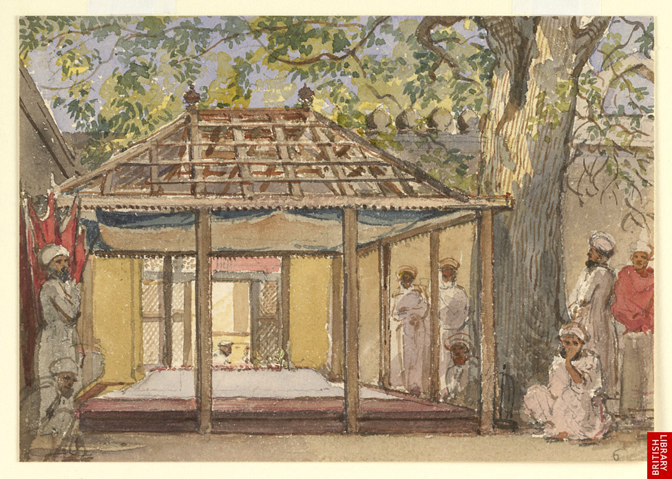 Tomb of Aurangzeb, Khuldabad, 1850s