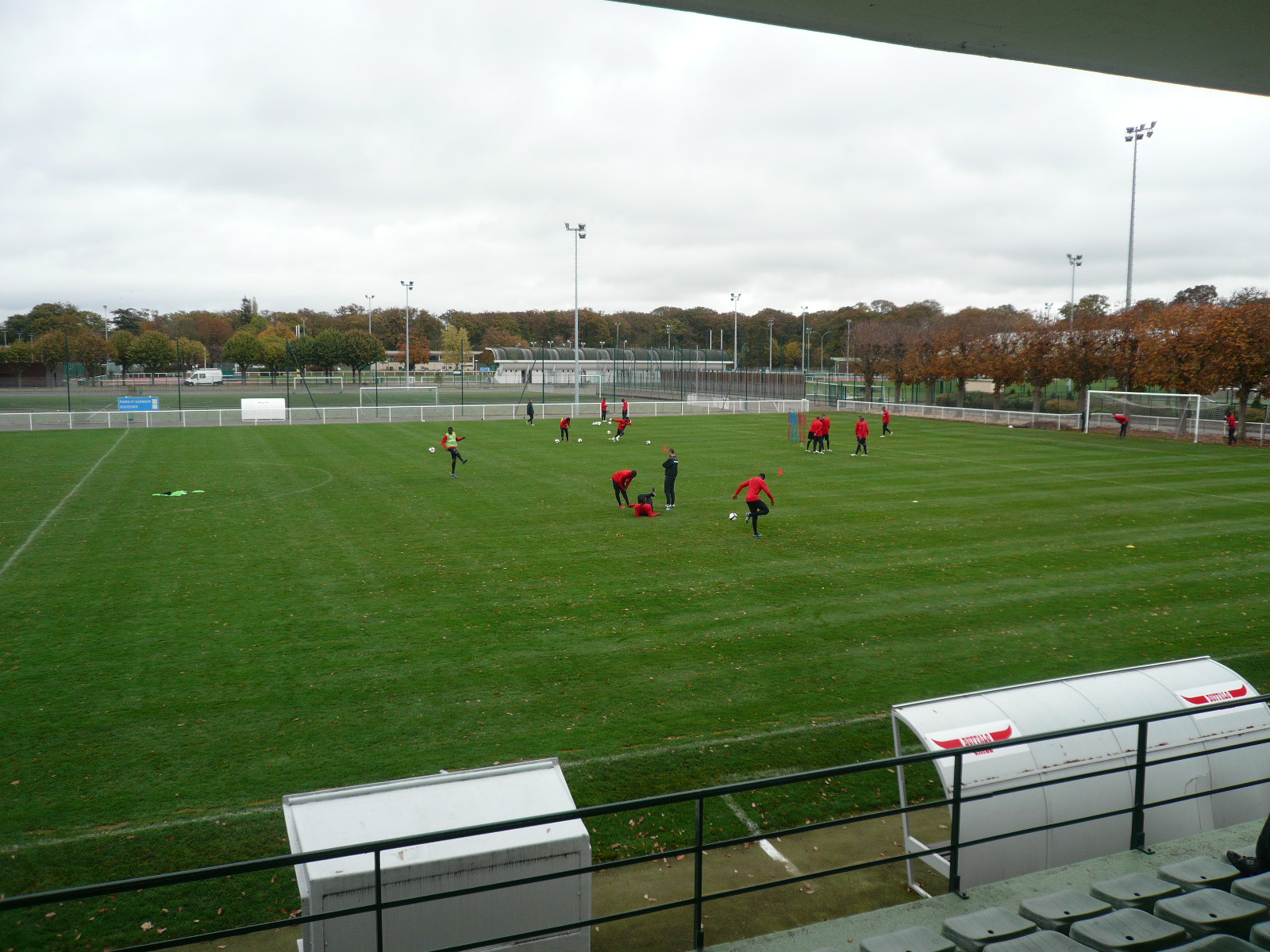 Camp des Loges represents the team training facilities since 1974.