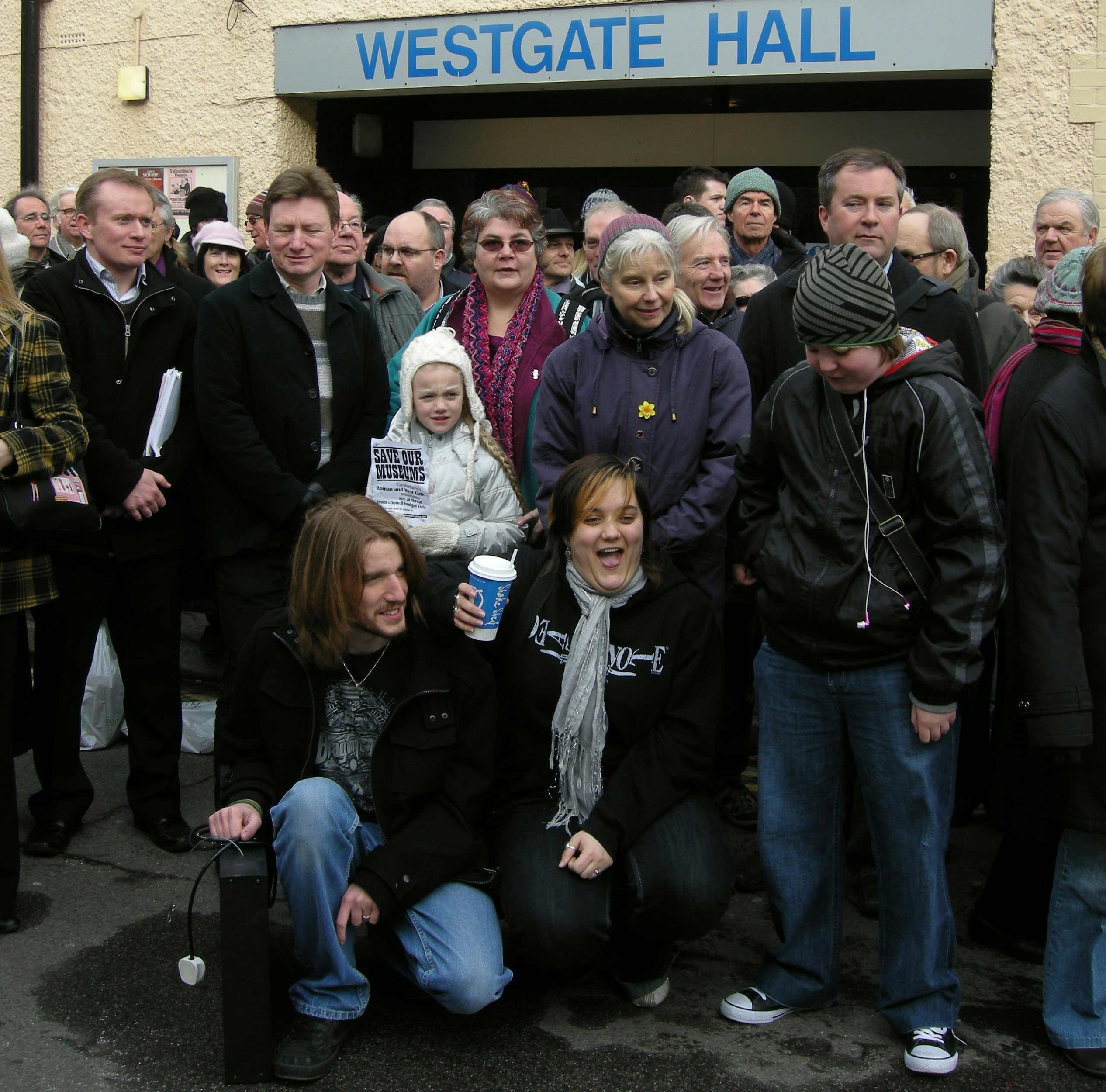 Objectors to the closure of Westgate Hall