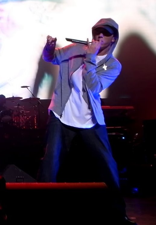 Eminem's "Lose Yourself" was chosen as the best hip hop song of the 2000s, and it spent 12 weeks at the top of the Billboard Hot 100 charts in 2002 and 2003