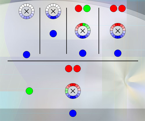 Five examples of microsphere illumination