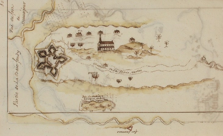 Fort Beausejour and Cathedral (c.1755)
