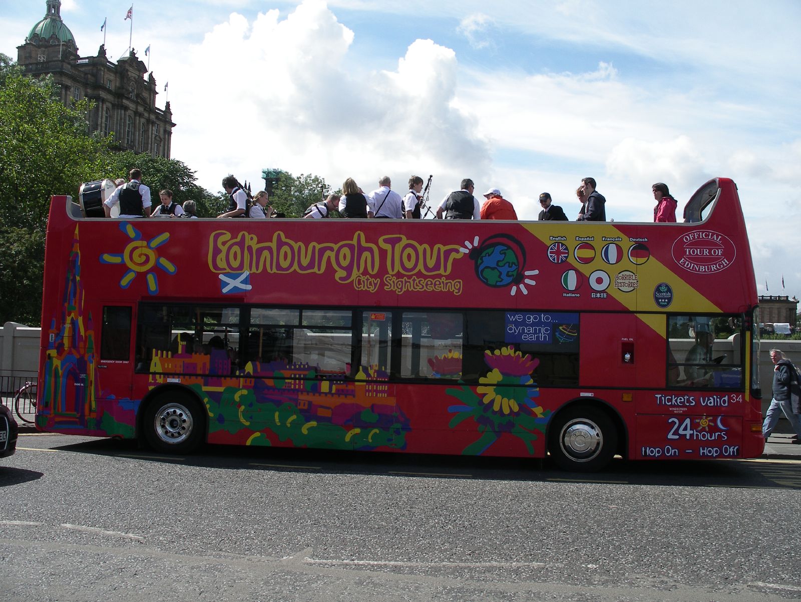 A Dennis Trident in City Sightseeing livery