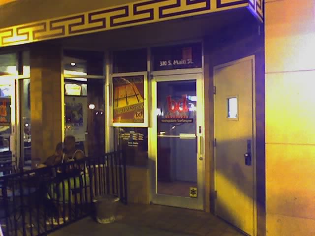 The entrance to the original BD's Monogolian Grill in Royal Oak, MI