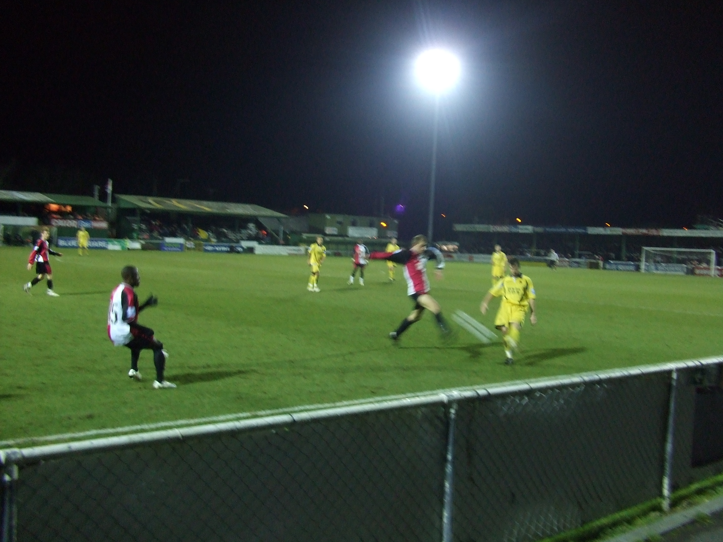 Eastbourne Borough away to Woking 27/01/09. Eastbourne Borough away to Woking 27/01/09.