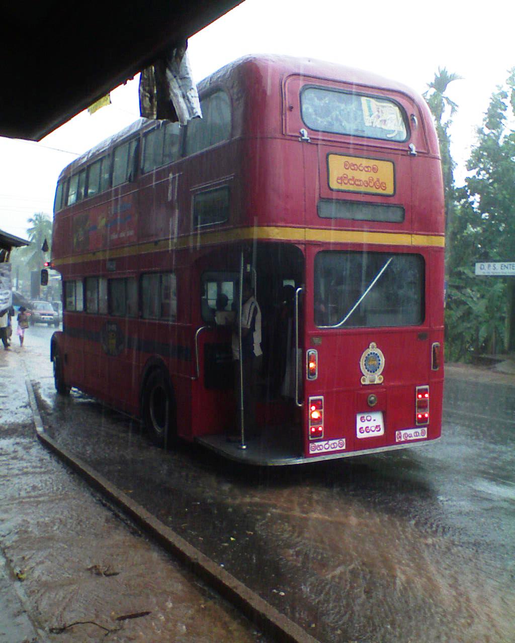 A Double-decker bus at Godagama