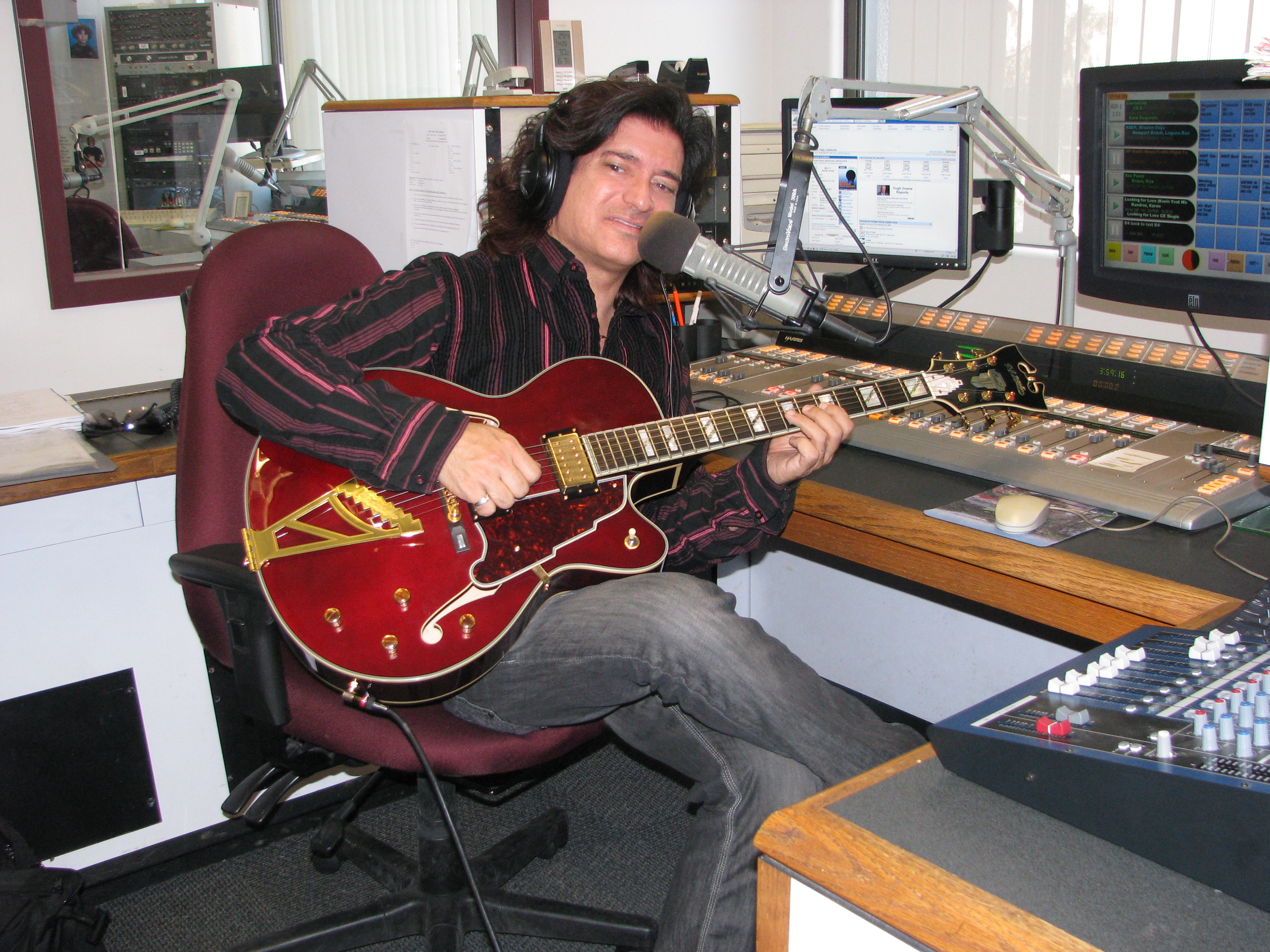 Blake hosting the Blake Aaron Radio Show