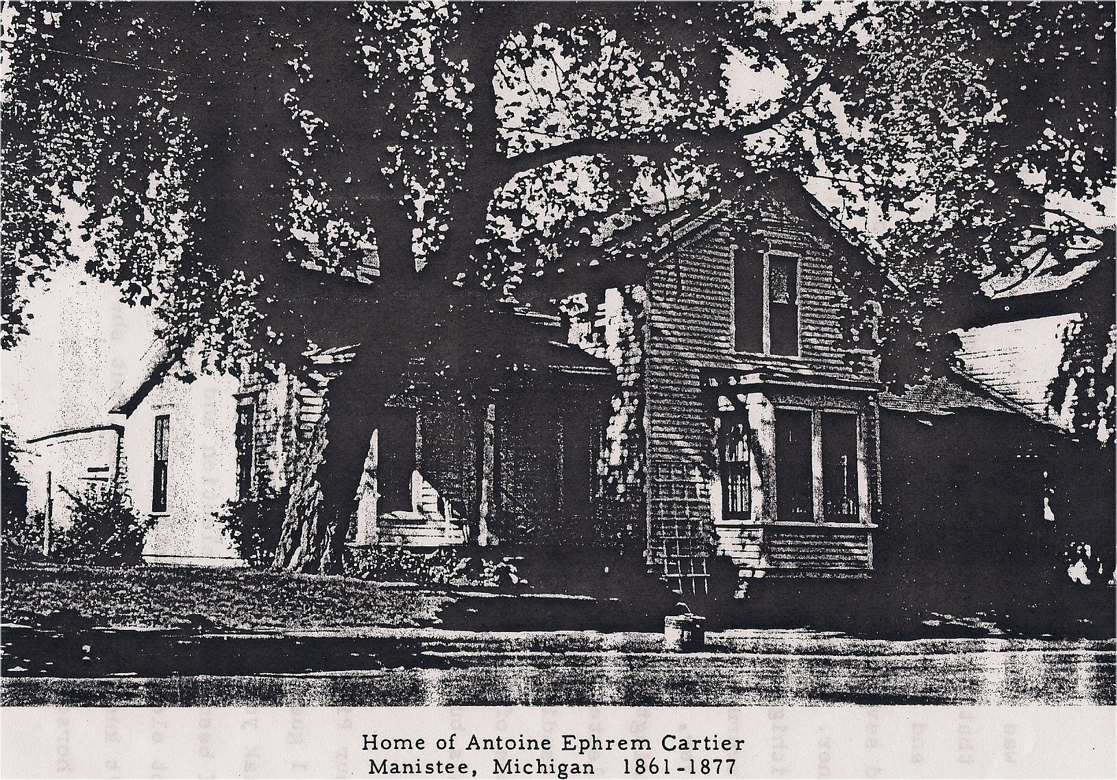 Antoine's Manistee home 1861 - 1877