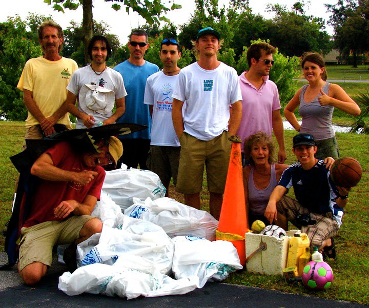 Good Karma Members after Kayak Cleanup.