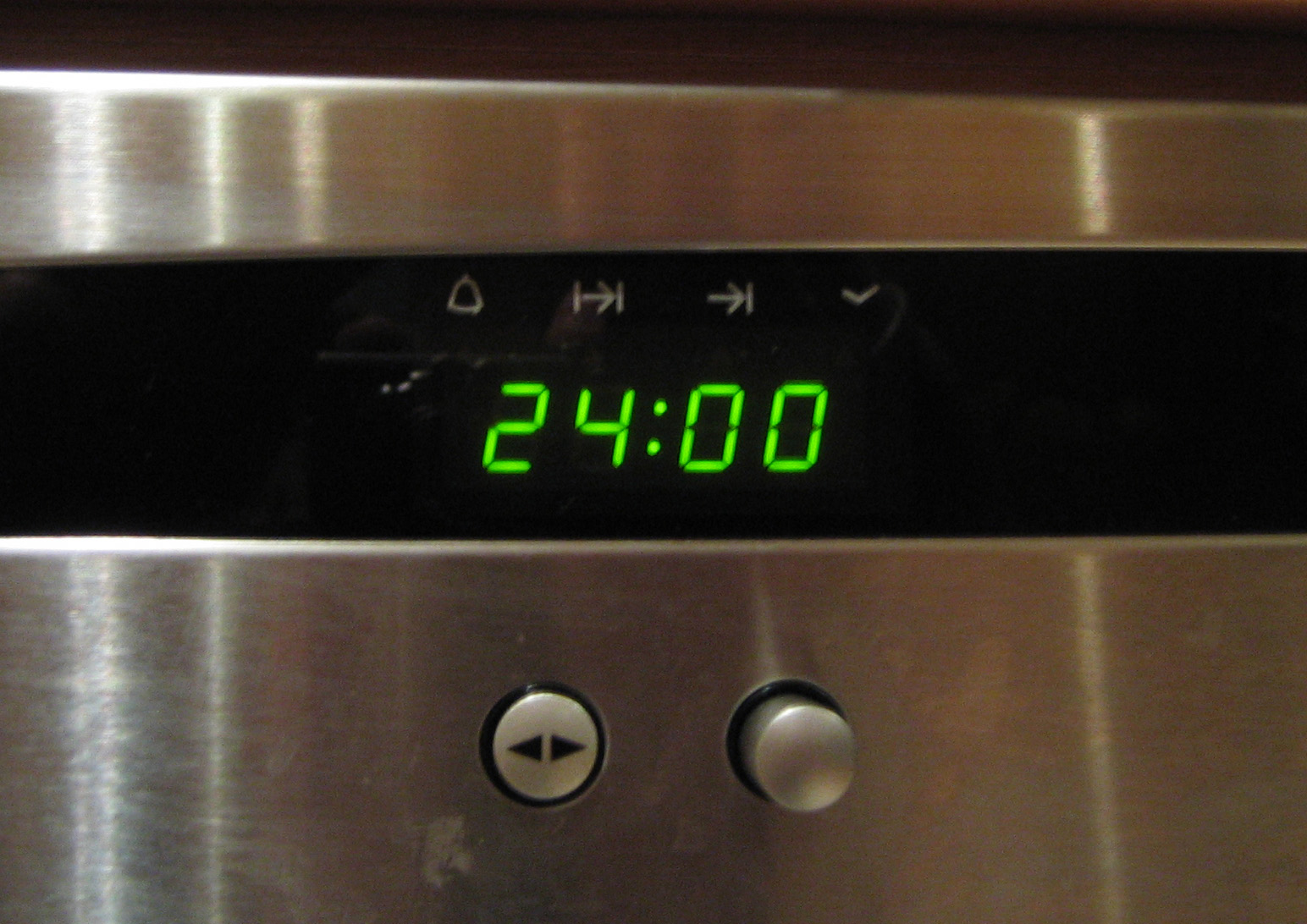 A digital clock showing minutes 00:01 to 24:00 (rather than the standard 00:00 to 23:59)