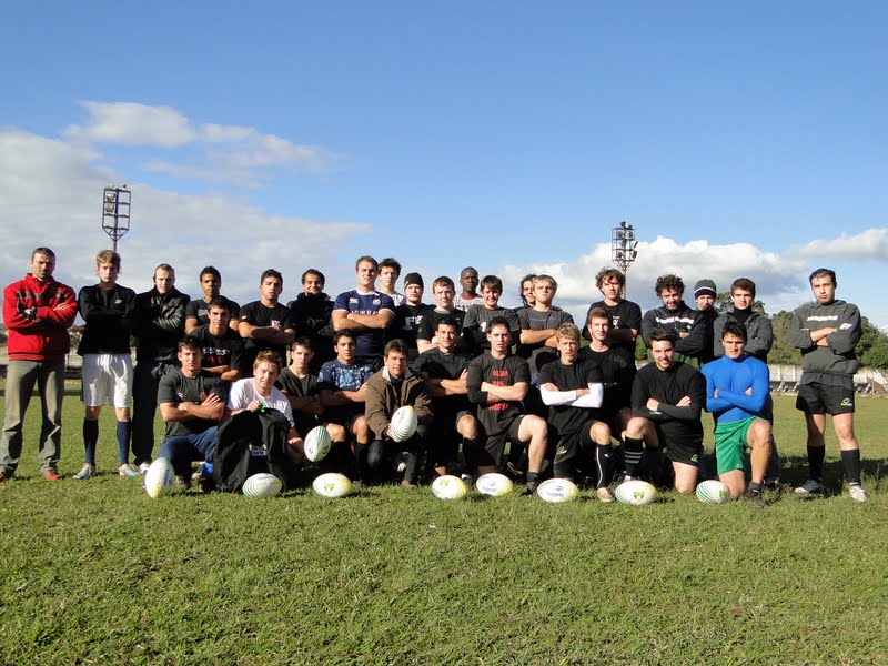 The Centauros Rugby Clube squad.