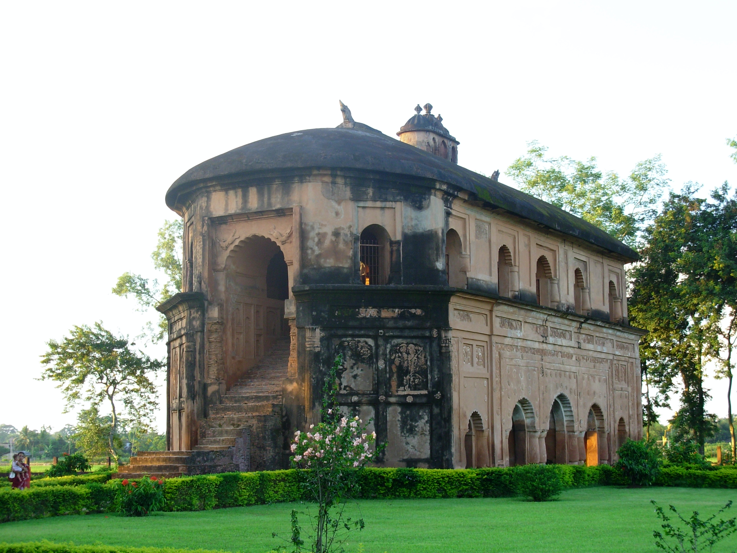 Rang Ghar the pavilion of Ahoms, from where the royal family and officials enjoy bihu dance and various games.