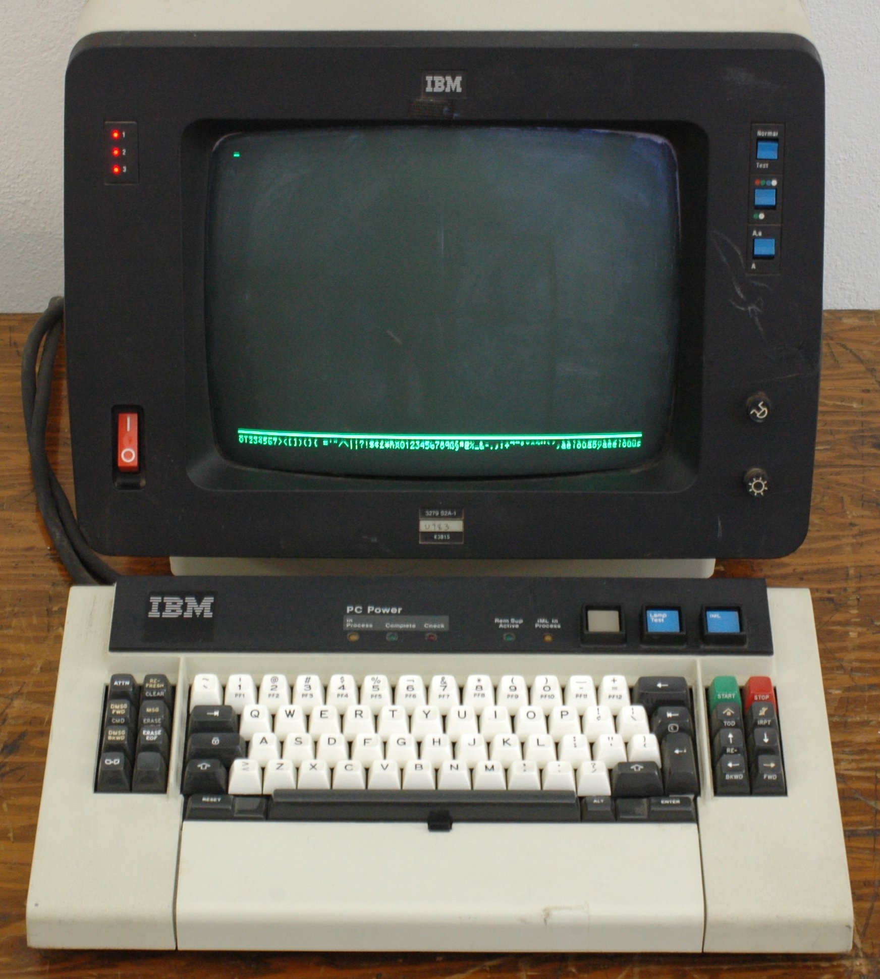IBM 3279 Colour Display Terminal