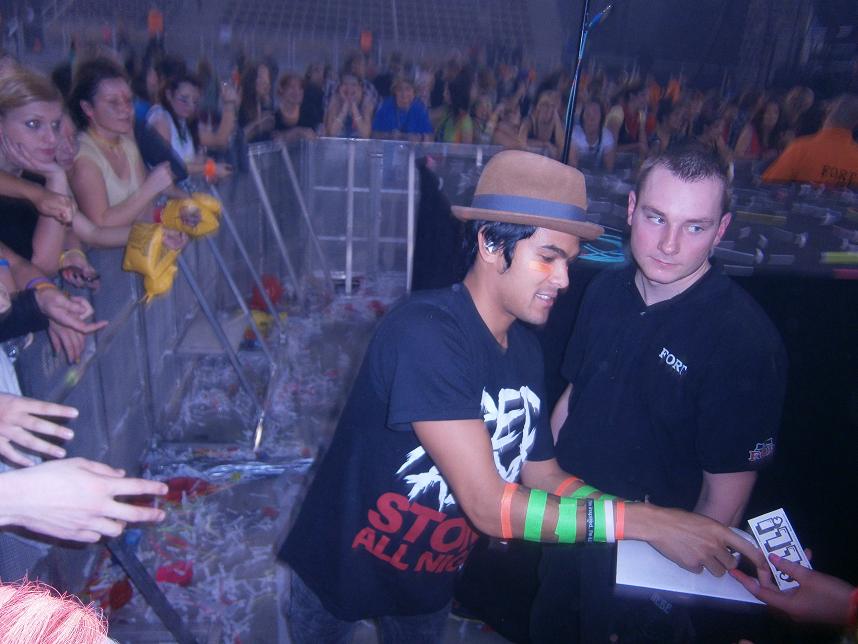 Olita after 30 Seconds to Mars show (November 2011, Lodz, Poland)
