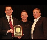 Ron McNab and Charles Lomond of AireSpring present the 2011 Partner Elite award to Adam Edwards of Telarus, Inc. Ron McNab and Charles Lomond of AireSpring present the 2011 Partner Elite award to Adam Edwards of Telarus, Inc.