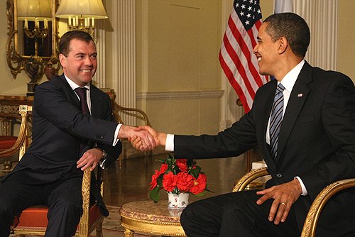 First meeting With President of the United States, Barack Obama. London, April 2009