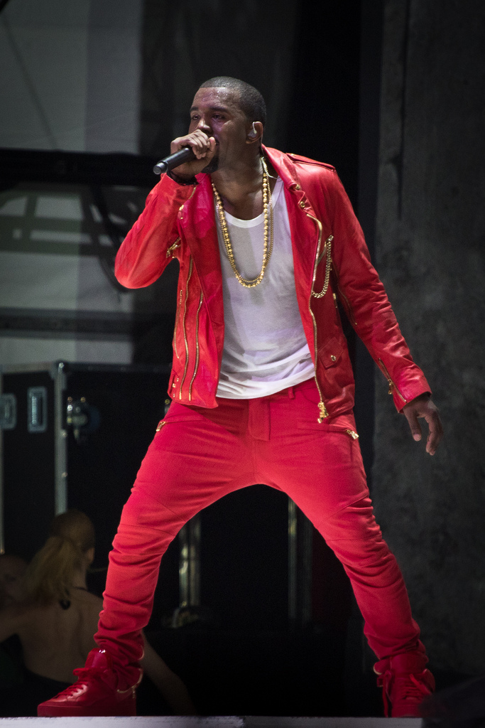Kanye West, the first rapper to occupy the number-one spot with his 2010 album My Beautiful Dark Twisted Fantasy.