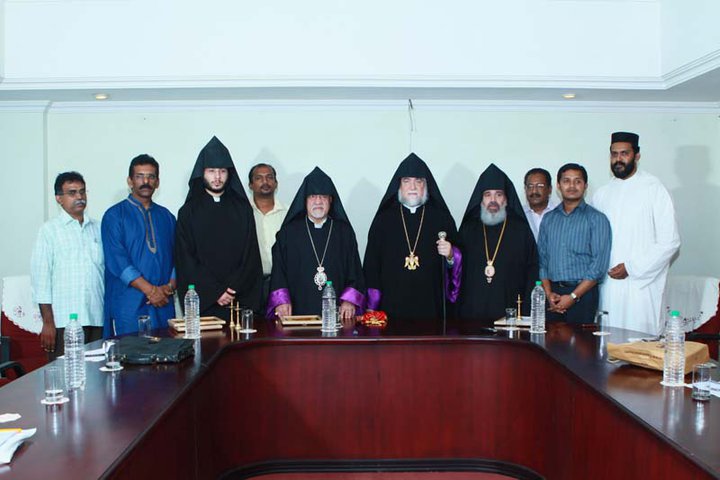 OCP Delegation with Catholicos Aram I and the Armenian Church Delegation