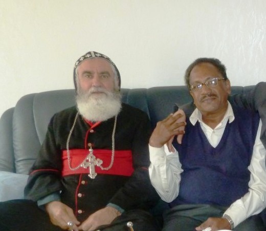 OCP Chairman K C Jacob with Archbishop Bishop Julius Hanna Aydin of the Syrian Orthodox Church