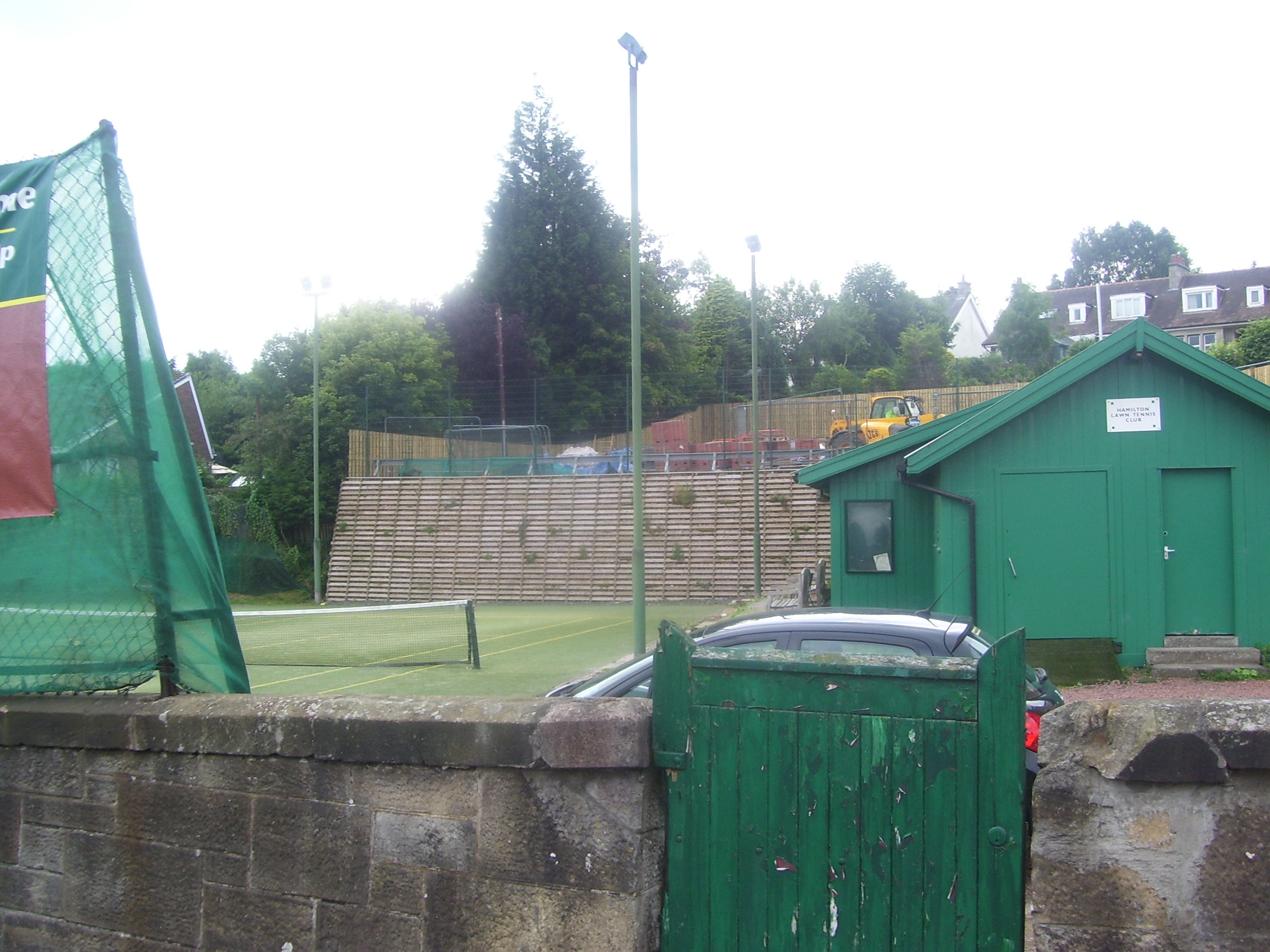 The courts and clubhouse
