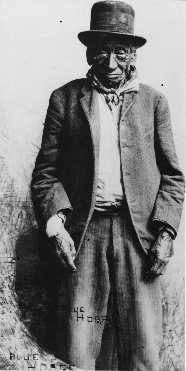 Chief Blue Horse, Pine Ridge Agency, 1908