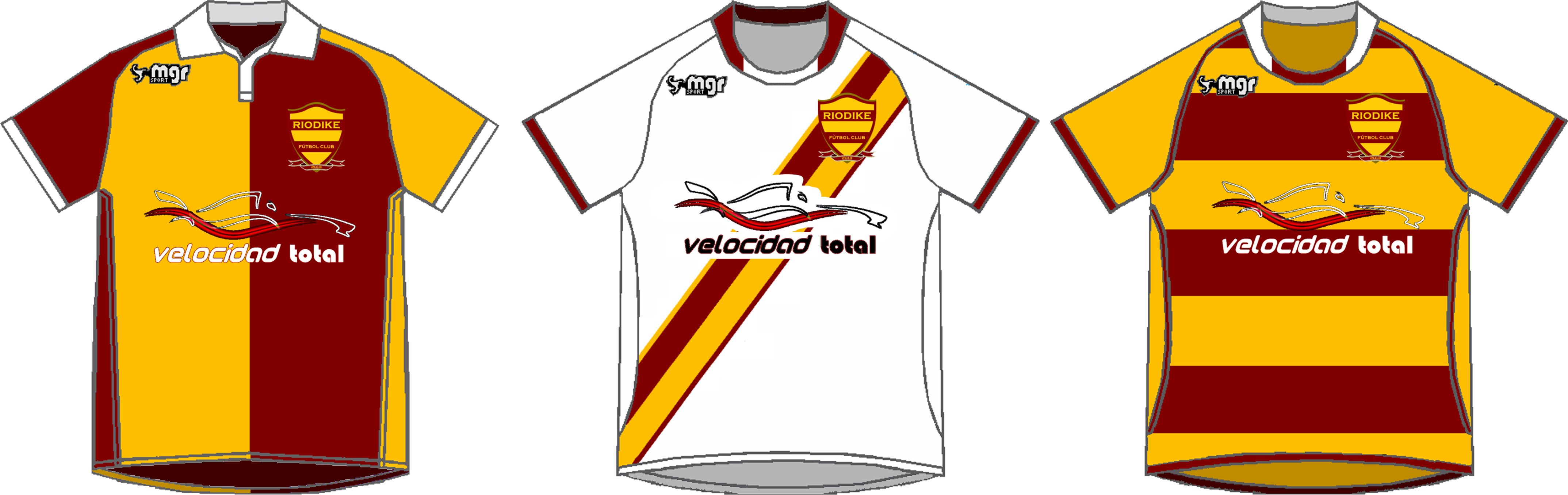 Riodike Fútbol Club uniform 2013/2014