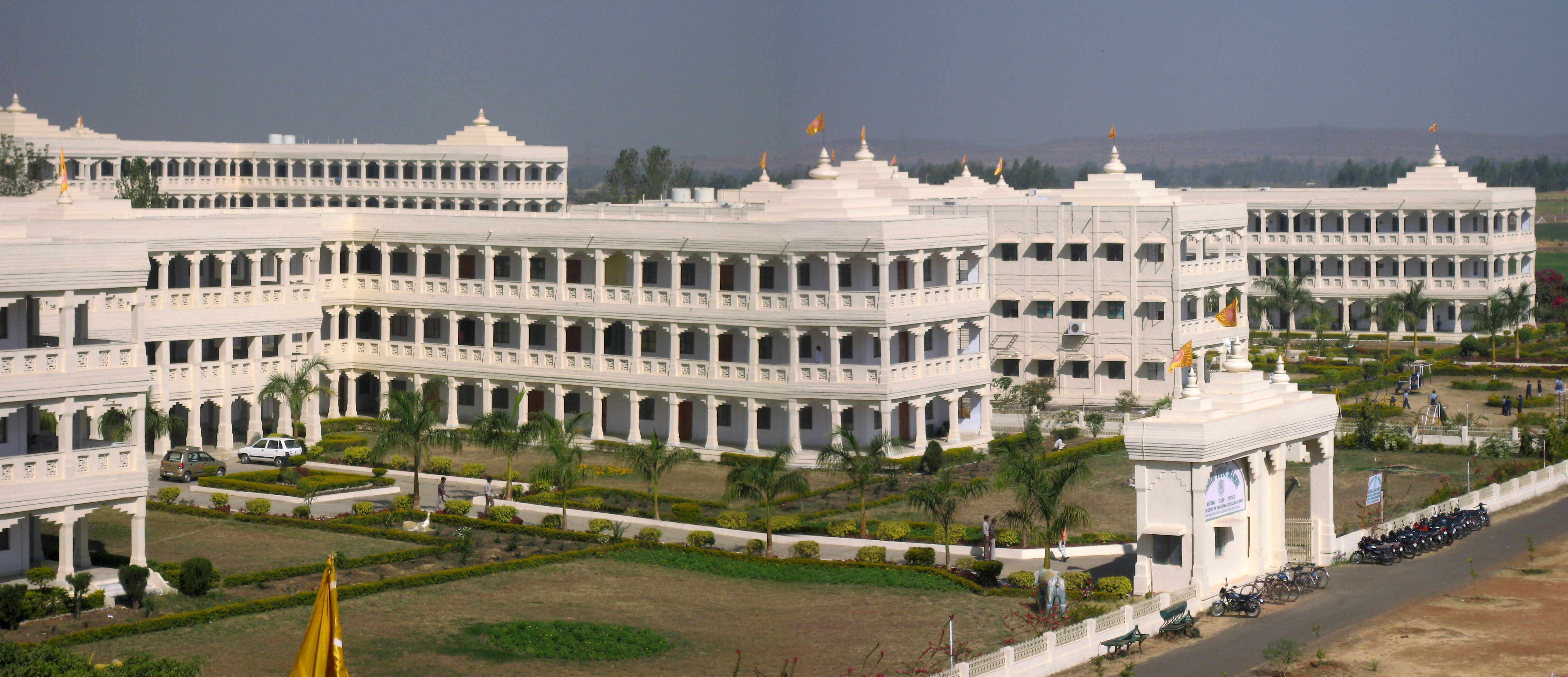 MCEE School Campus at Bhopal, India, facing due east
