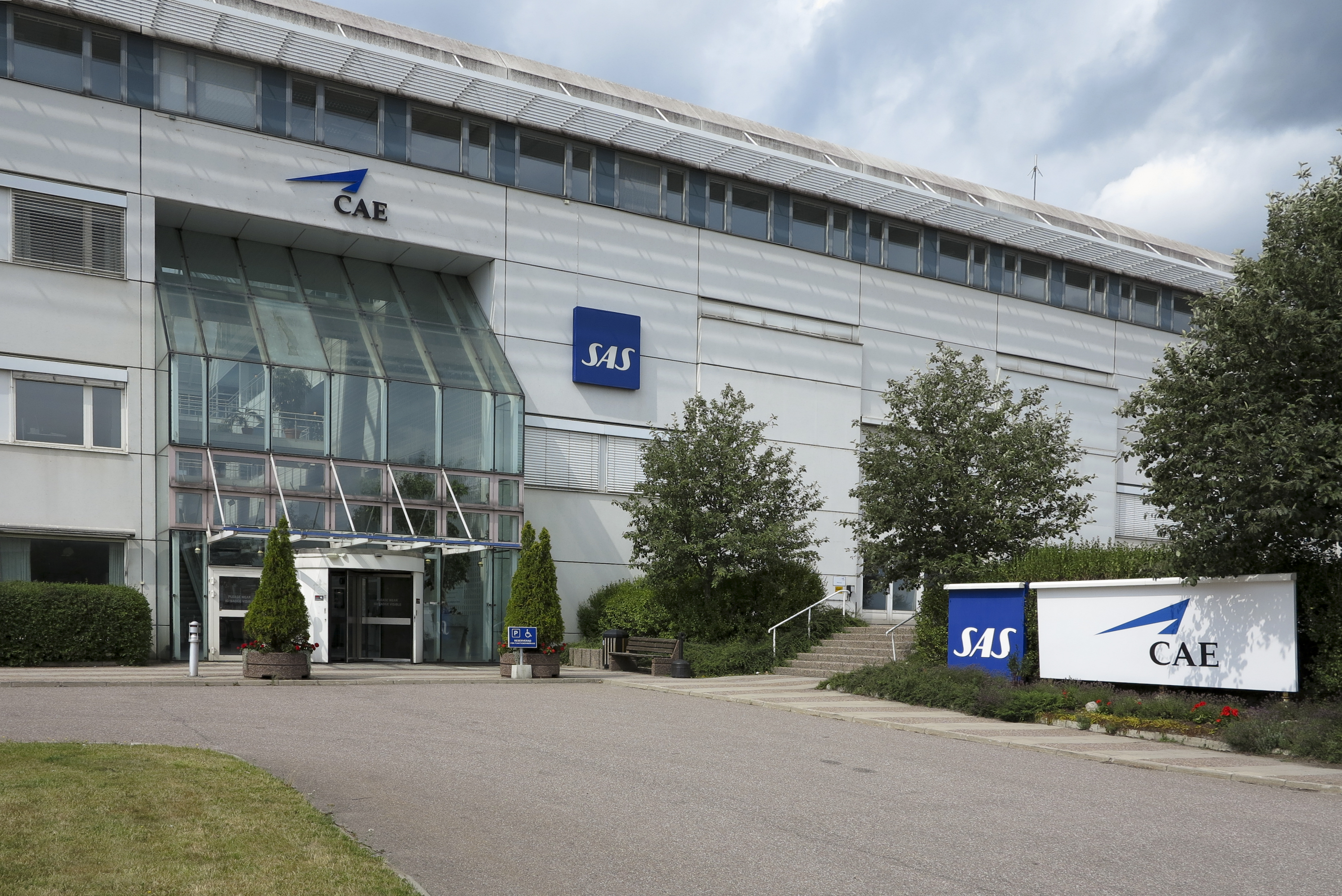 Present Scandinavian Airlines head office at Arlanda Airport which replaced the former office in Solna.