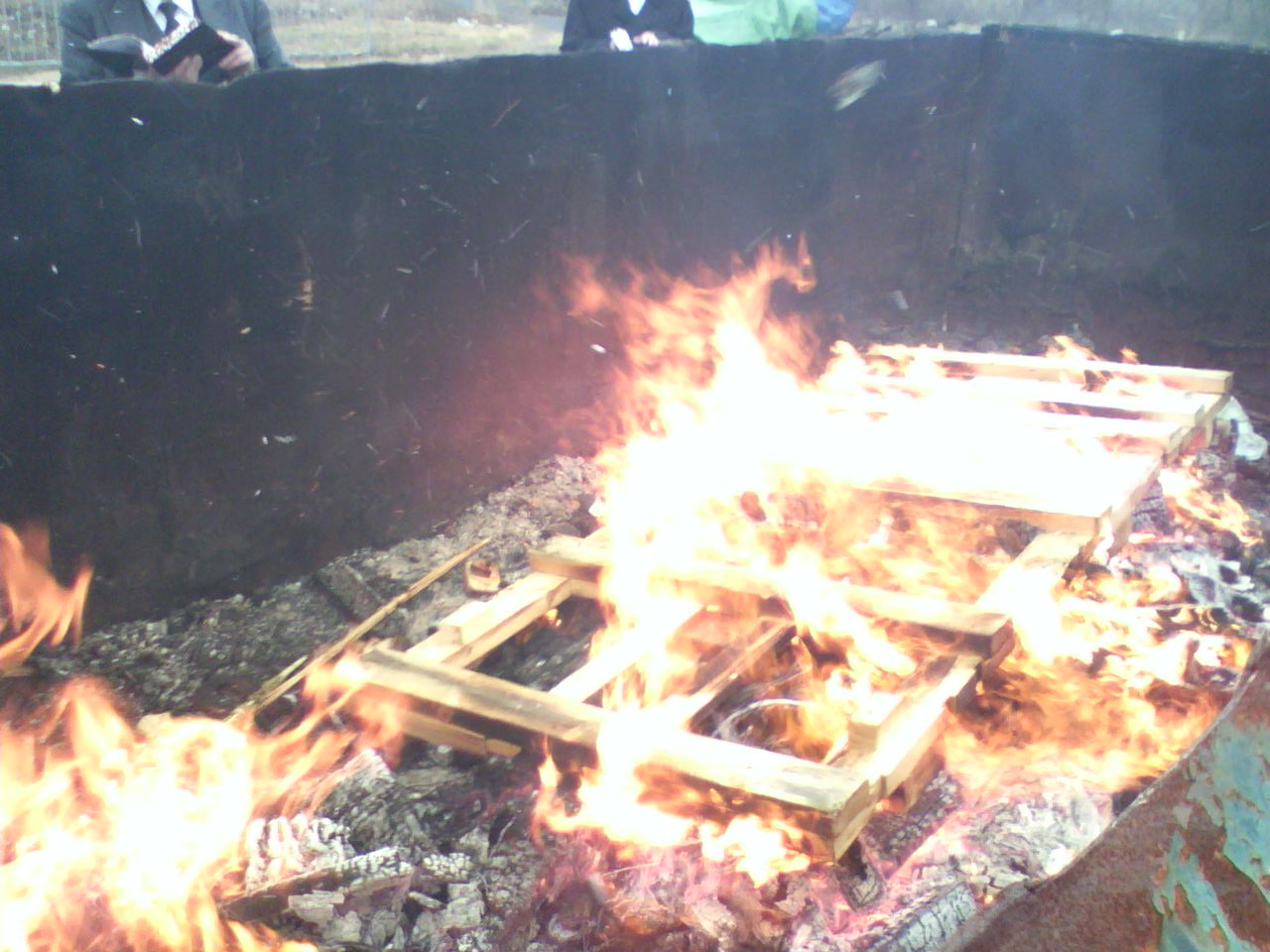Bi'ur Chametz, burning to remove five Chametzgrains during an annual Jewish festival period Bi'ur Chametz, burning to remove five Chametzgrains during an annual Jewish festival period