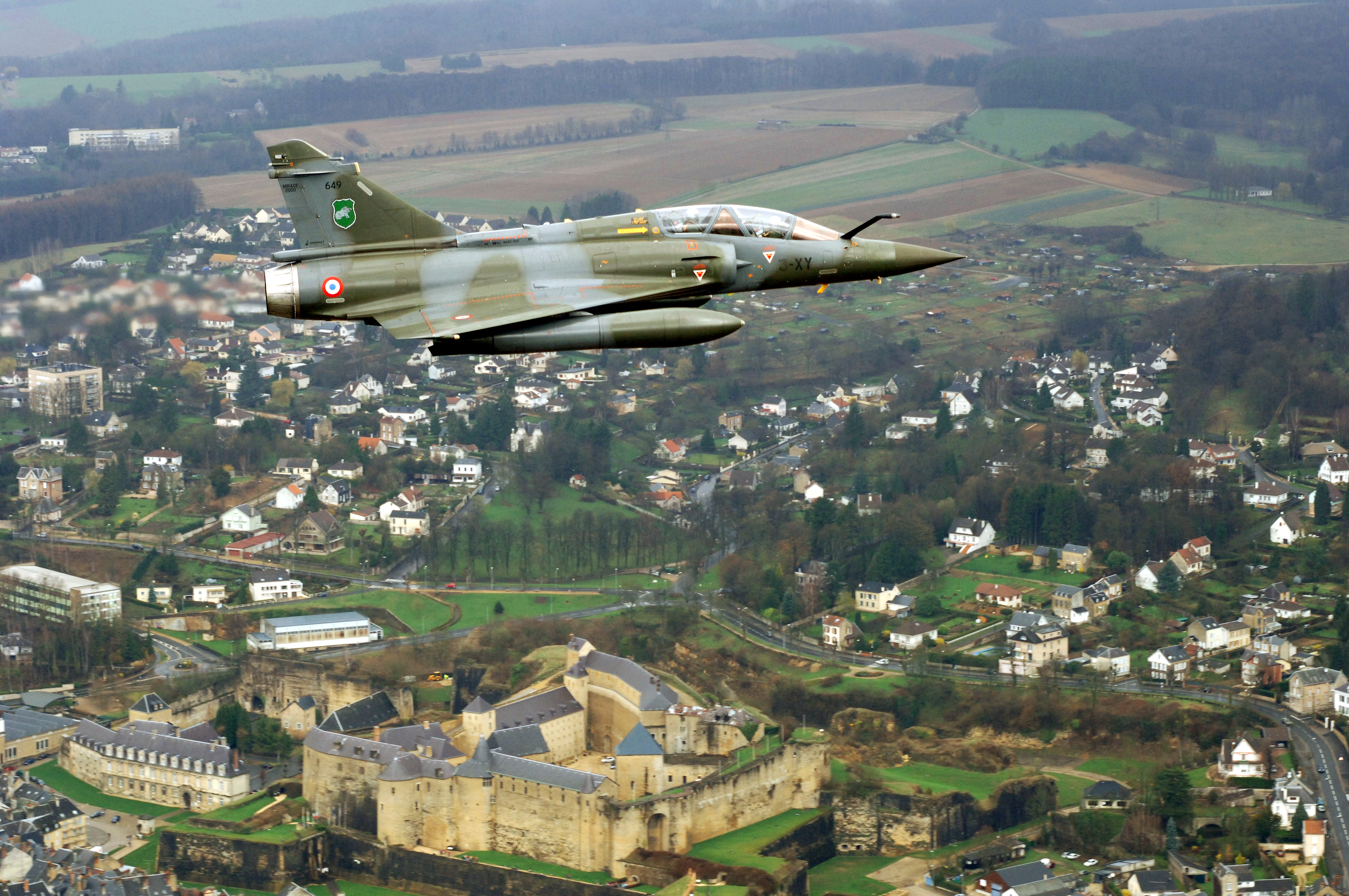 3/3 squadron Mirage 2000D over Sedan 3/3 squadron Mirage 2000D over Sedan