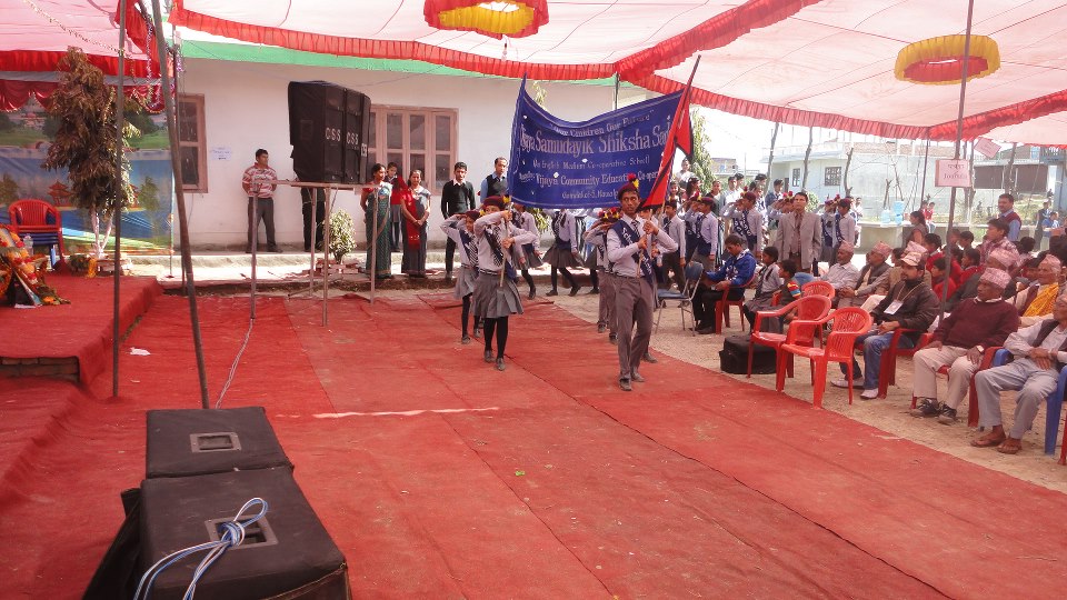 March pass by students in Parents Day Programme of Vsss
